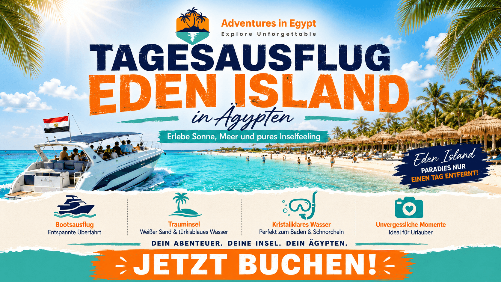 Tagesausflug Eden Island