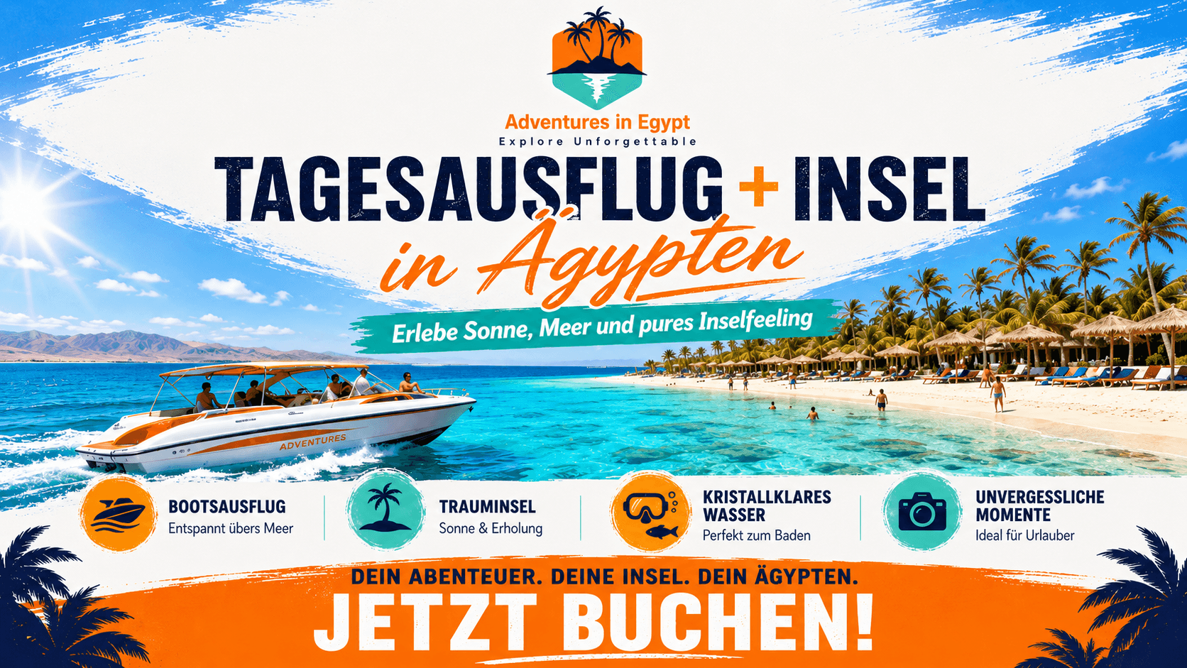 Tagesausflug — Hula Hula / Orange Bay